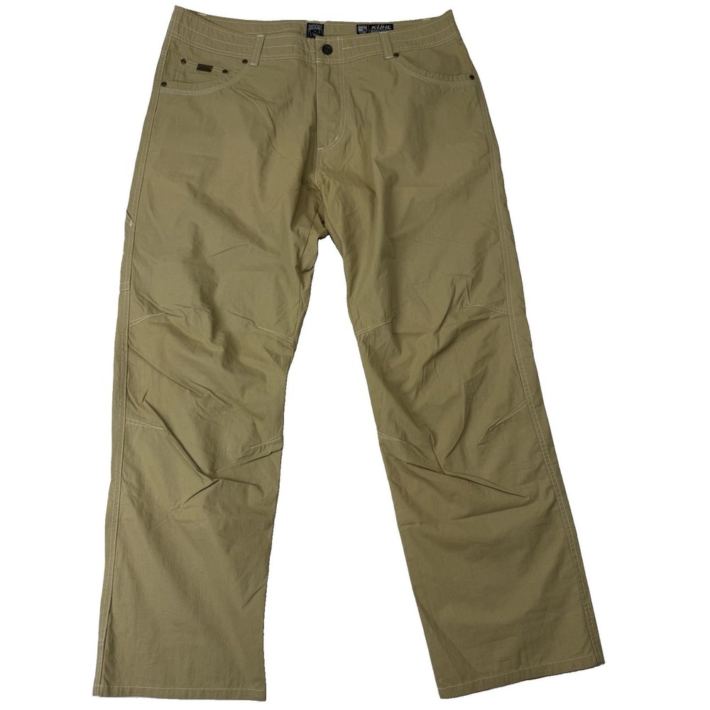 KUHL REVOLVR Men's Cotton Blend Khaki RN 108846 Outdoor Hiking Pants 38x32